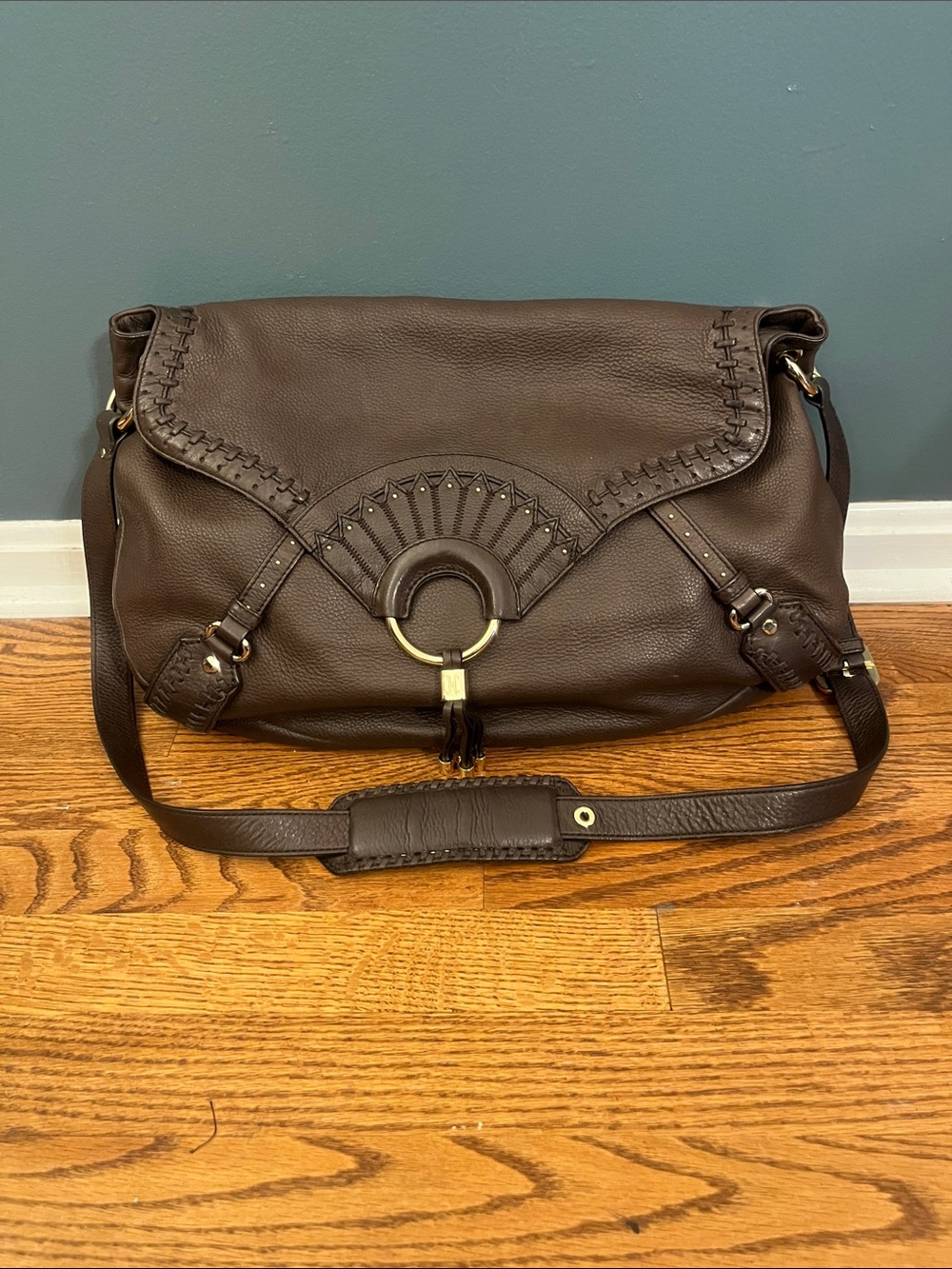 Authentic Cole Haan Large Messenger/Shoulder Bag